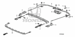93500050100H - Interior/Bumper: SCREW, PAN (5X10) for Honda Image