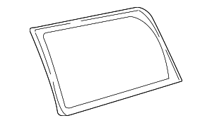 15762680 - : Part# 15762680 Passenger Side Quarter Window for Chevrolet: Tahoe | GMC: Yukon Image