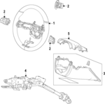7850130AA11ZA - : 2023-2025 Honda Accord - Steering Wheel for Honda: Accord Image