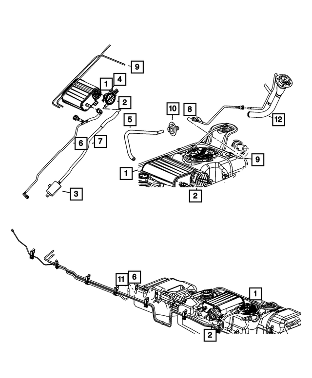 52013206AC - Emission Systems: Nvld To Filter Hose for Mopar Image image