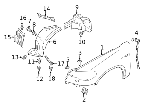 Fender & Components for 2013 BMW X5 #0