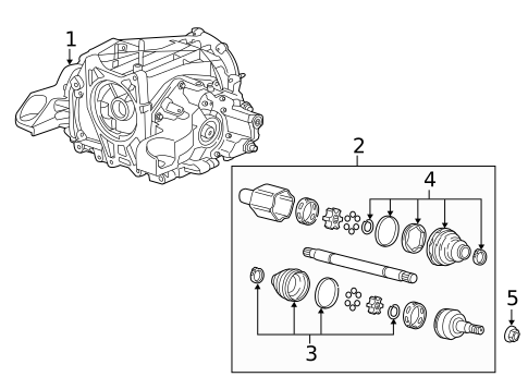 Axle & Differential for 2014 Chevrolet Corvette #0