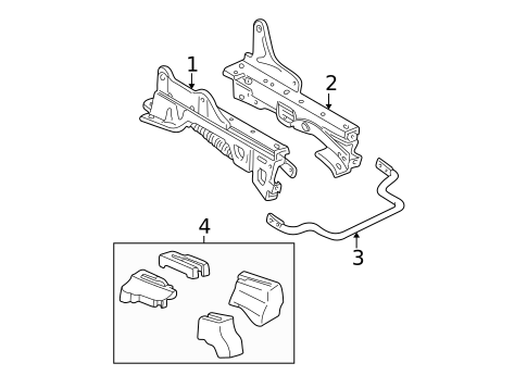 Tracks & Components for 2005 Mercury Sable #1