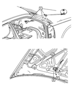 68183757AC - Electrical: A-pillar Mounted Spotlamp, Left for Mopar Image