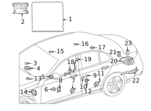 Sound System for 2025 Mercedes-Benz SL55 AMG #4