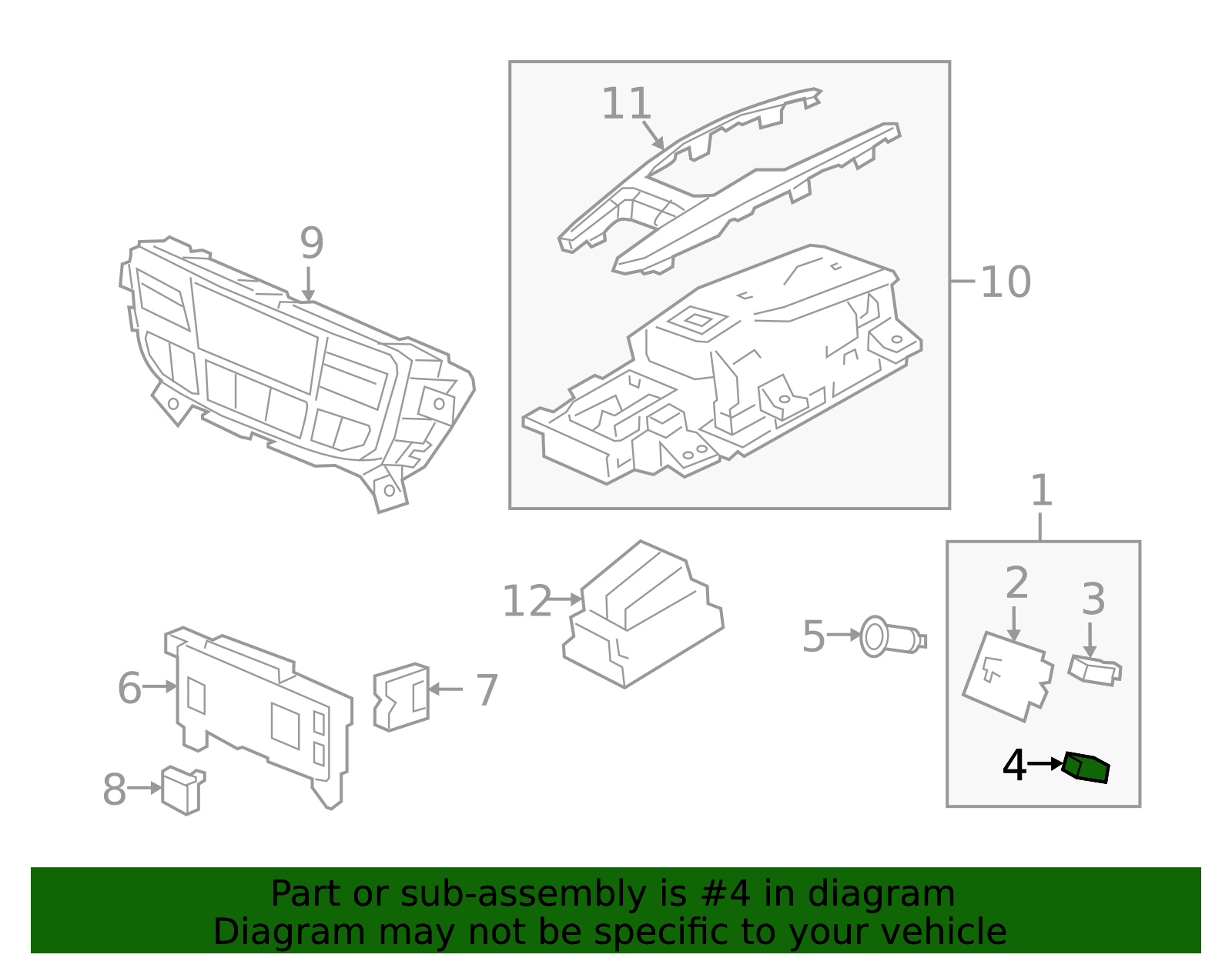 2018-2023 Honda 12 Volt Accessory Power Outlet 39113-THR-A11 | OEM ...