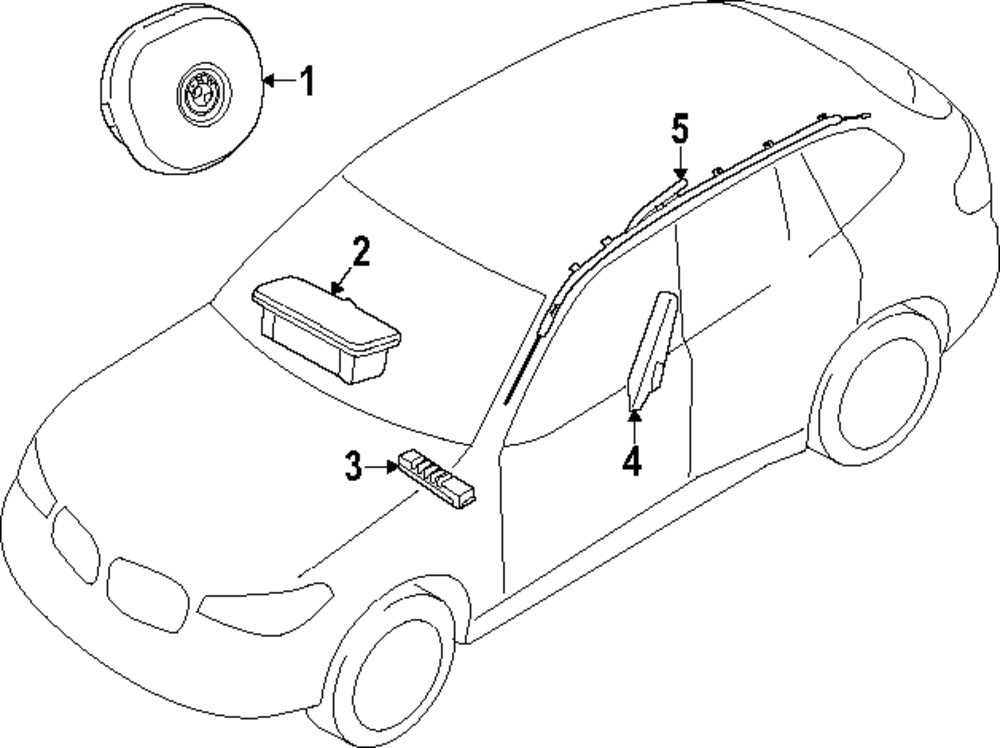 Ft Seat Air Bag - BMW (72-12-9-875-055)