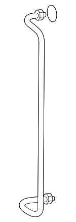 7L0317822B - Cooling System: Inlet Pipe for Volkswagen: Touareg Image