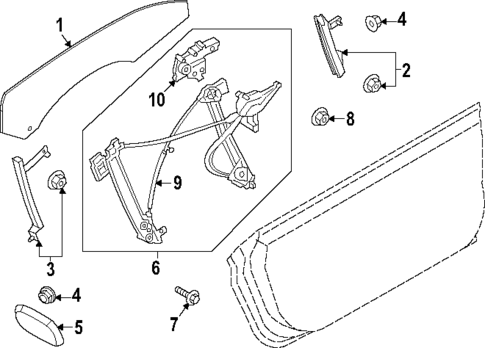 Front Door for 2024 Ford Mustang #2