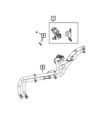 68309834AC - Air Conditioners and Heaters: Coolant 3 Way Valve for Mopar Image