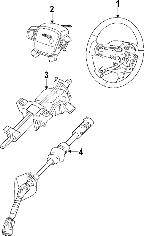 Steering Column for 2009 Jeep Grand Cherokee #0