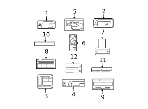 Labels for 2006 Toyota Avalon #0