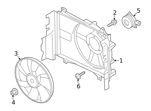 Cooling Fan for 2014 Mitsubishi Mirage #0