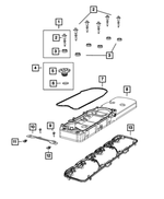 68005453AA - Engine: Cylinder Head Cover Isolator for Dodge: Ram 2500, Ram 3500 | Ram: 2500, 3500 Image