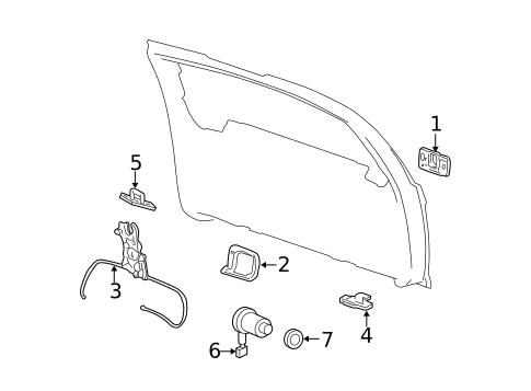 Liftgate for 2002 GMC Yukon #0