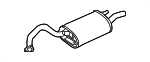 MR281017 - : Muffler for Mitsubishi Image