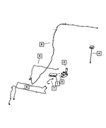 5064495AB - : Satellite Radio Cable for Dodge: Ram 1500, Ram 2500, Ram 3500 | Ram: 1500, 2500, 3500 Image