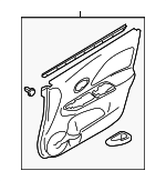 809009KZ3A - : Door Trim Panel for Nissan Image