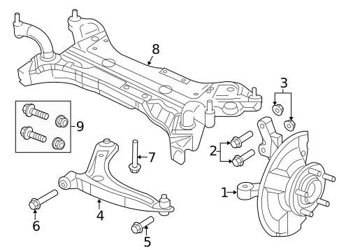 Suspension Components for 2015 Jeep Compass #1