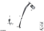 7119904670 - Engine and Transmission Suspension: Flange Nut for Mini Image