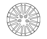 9965017500 - : Wheel, Alloy for Mazda: CX-9 Image