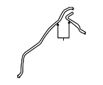 B746189910 - Body: Washer Hose for Nissan: 240SX, 350Z, ARIYA, Armada, GT-R, Juke, LEAF, Maxima, Murano, Qashqai, Quest, Rogue, Rogue Select, Rogue Sport, Sentra, Z Image