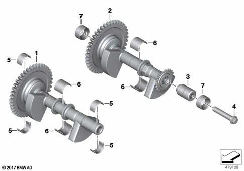 Compensating Shaft for 2024 BMW-Motorrad F 900 GS SF #0