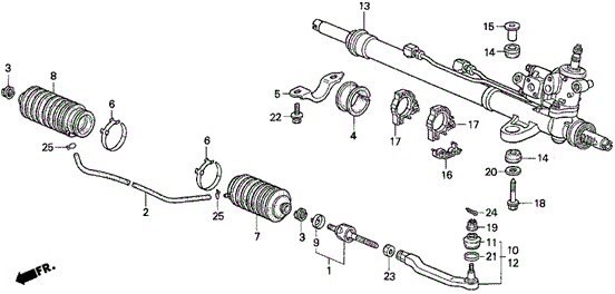P.S. Gear Box for 1997 Acura TL #0