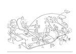 1245402407 - Electrical Equipment and Instruments: Wiring Harness for Mercedes-Benz: 300CE Image