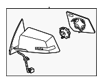25894453 - Body: Mirror Assembly for GMC: Acadia | Saturn: Outlook Image