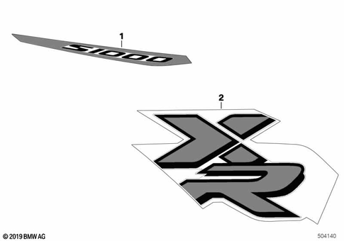 Stickers, Labels, Adhesive Film Strips for 2021 BMW-Motorrad S 1000 XR #4