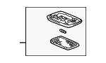 34250SV1A12ZB - Body: Overhead Lamp for Honda: Accord Image