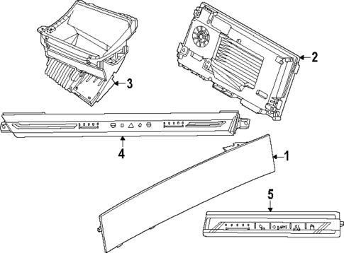 Cluster & Switches for 2024 BMW 530i #0