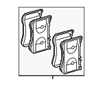 4213602 - Brakes: Brake Pads for Mercedes-Benz Image