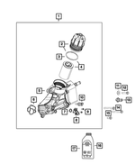 68148343AA - 3.0L Turbo Diesel; Engine: Washer for Mopar Image