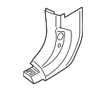 51477420950 - Body: Cowl Trim for BMW: 530e, 530e xDrive, 530i, 530i xDrive, 540d xDrive, 540i, 540i xDrive, M5, M550i xDrive Image