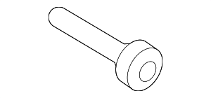 N98925801 - Electrical: Seat Belt Lap and Shoulder Belt Bolt for Porsche Image