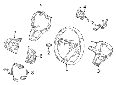 Steering Wheel & Trim for 2024 Acura TLX #0