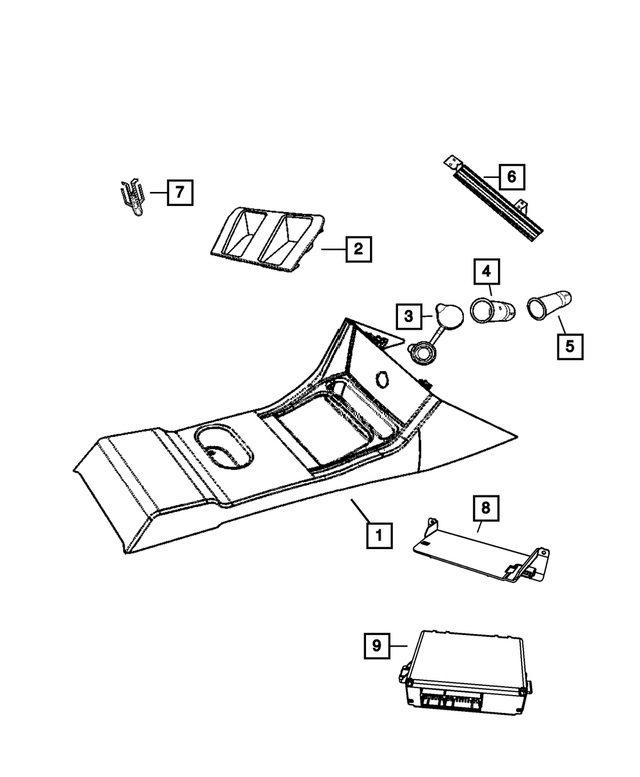 6505601AA - Interior Trim: Tapping Hex Flange Head Screw for Mopar Image