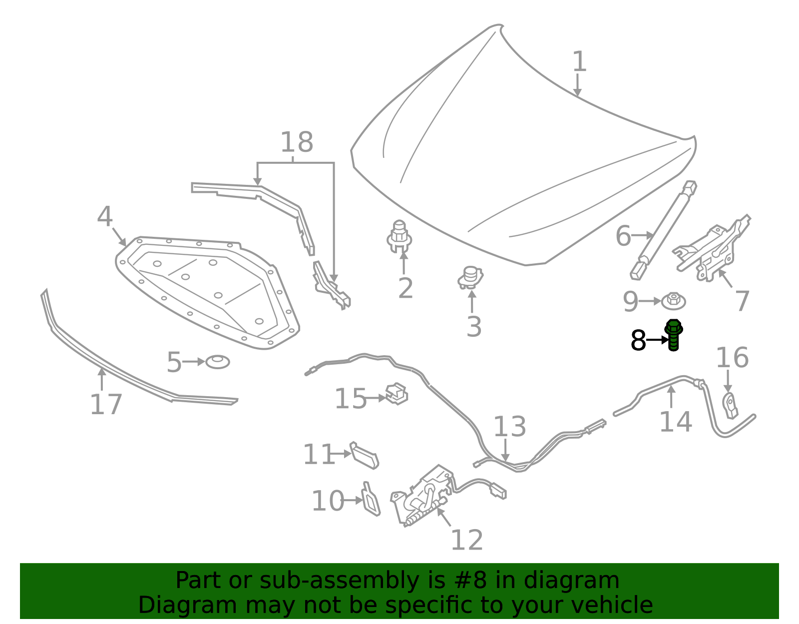 Hinge Bolt 7149231837 | OEM Parts Online