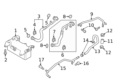 Trans Oil Cooler for 2017 Audi A6 #0