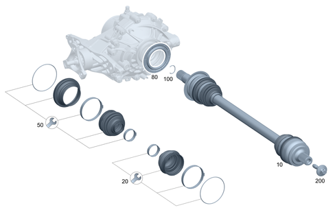 Axle Shaft for 2024 Mercedes-Benz GLC43 AMG #0