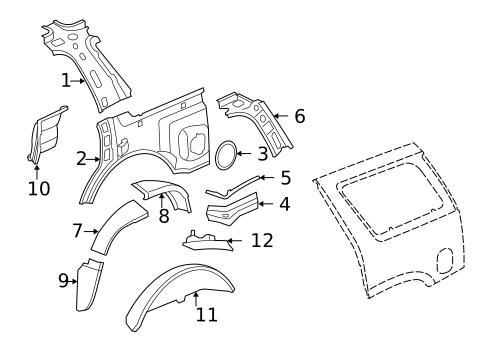 Inner Components for 2009 Chevrolet Tahoe #0