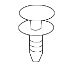 10134407 - Body: Grille Retainer for Buick: LaCrosse, Rendezvous, Skylark, Terraza | Cadillac: CTS, DeVille, Escalade, Escalade ESV, Escalade EXT, STS | Chevrolet: Avalanche 1500, Avalanche 2500, Beretta, Cavalier, Cobalt, Equinox, Express 1500, Express 2500, Express 3500, Impala, Lumina, Malibu, Monte Carlo, P30, Silverado 1500, Silverado 1500 Classic, Silverado 1500 HD, Silverado 1500 HD Classic, Silverado 2500, Silverado 2500 HD, Silverado 2500 HD Classic, Silverado 3500, Silverado 3500 Classic, Silverado 3500 HD, SSR, Suburban 1500, Suburban 2500, Trailblazer, Trailblazer EXT, Uplander, Venture | GMC: Envoy, Envoy XL, Savana 1500, Savana 2500, Savana 3500, Yukon, Yukon XL 1500, Yukon XL 2500 | Hummer: H2, H3 | Oldsmobile: Alero, Bravada, Cutlass, Silhouette | Pontiac: Aztek, G5, Grand Am, Montana, Sunfire, Trans Sport | Saturn: Relay Image