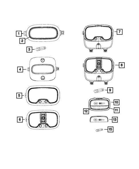 Lamps-Interior and Exterior for 2015 Jeep Compass #4