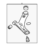 54500H9000 - : Lower Control Arm for Kia: Rio Image