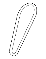 AJ0415908 - Cooling System: Water Pump Belt for Mazda Image