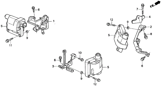 Ignition Coil for 1993 Honda Prelude #0