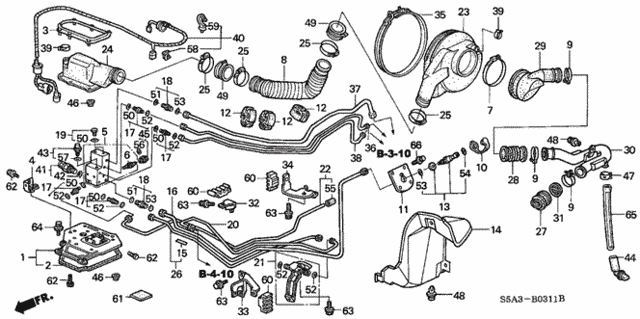 Fuel Tank (CNG Short Parts) for 2001 Honda Civic #0