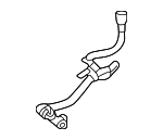 2975012101 - Cooling System: Rear Hose for Mercedes-Benz Image
